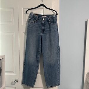 Denim Blue Baggy Dad Women's Jeans
